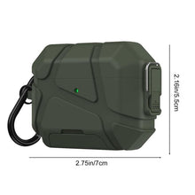 Load image into Gallery viewer, XDcase Football-style Security Lock TPU Earbud Case with Hook &amp; Holder, For AirPods Pro 3, For AirPods 4, For AirPods Pro 2 / 1