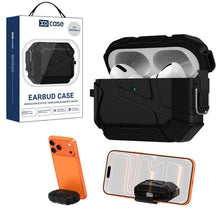 Load image into Gallery viewer, XDcase Football-style Security Lock TPU Earbud Case with Hook &amp; Holder, For AirPods Pro 3, For AirPods 4, For AirPods Pro 2 / 1
