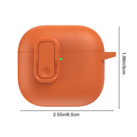 XDcase Faux Leather Texture Security Lock TPU Earbud Case, For AirPods 5 / 4, For AirPods Pro 3, For AirPods Pro 2 / 1