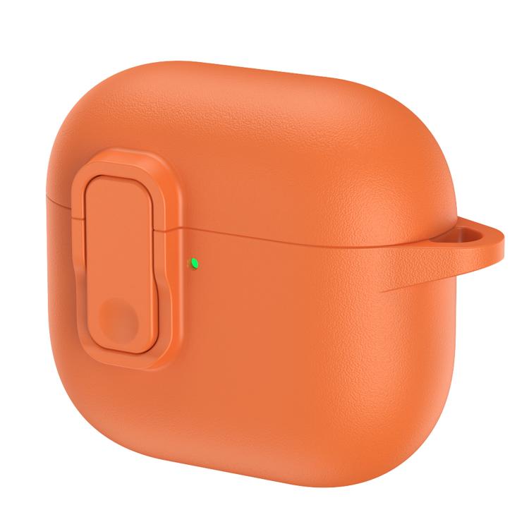 XDcase Faux Leather Texture Security Lock TPU Earbud Case, For AirPods 5 / 4, For AirPods Pro 3, For AirPods Pro 2 / 1