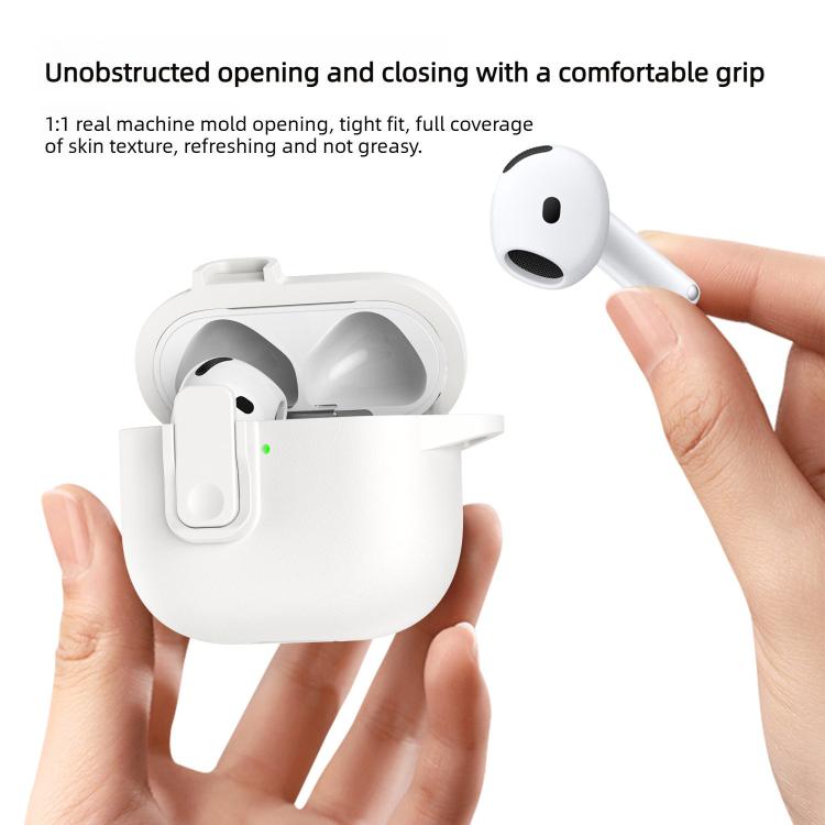 XDcase Faux Leather Texture Security Lock TPU Earbud Case, For AirPods 5 / 4, For AirPods Pro 3, For AirPods Pro 2 / 1