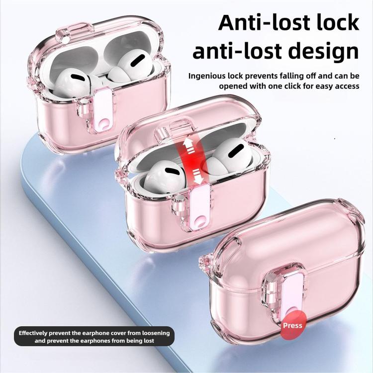 XDcase Transparent Silicone Automatic Pop-Up Earbud Case, For AirPods 5 / 4, For AirPods Pro 3, For AirPods Pro 2 / 1