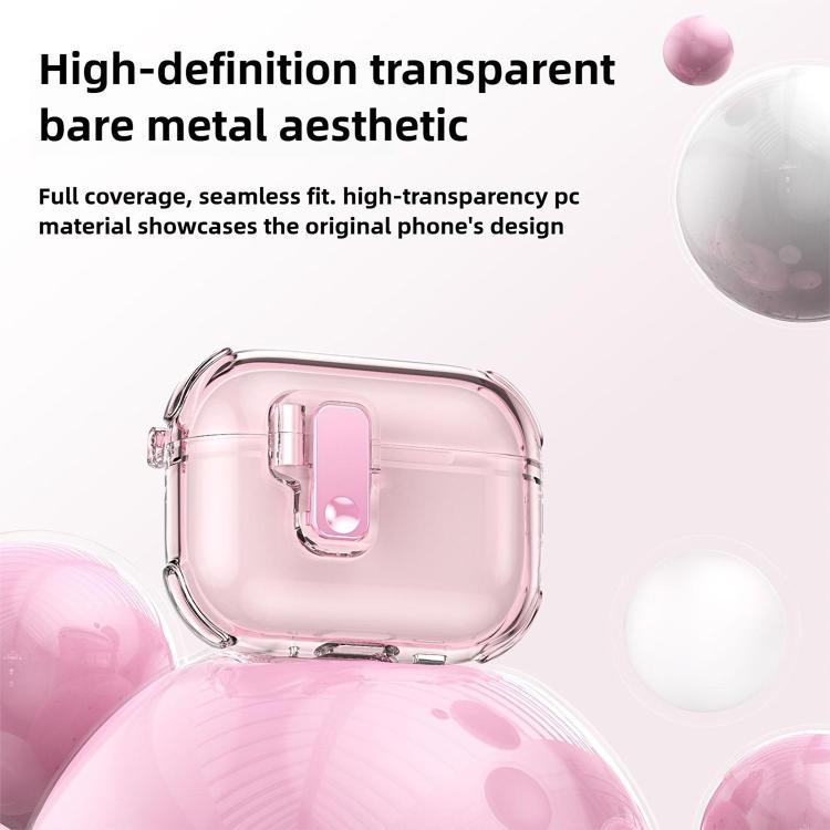 XDcase Transparent Silicone Automatic Pop-Up Earbud Case, For AirPods 5 / 4, For AirPods Pro 3, For AirPods Pro 2 / 1