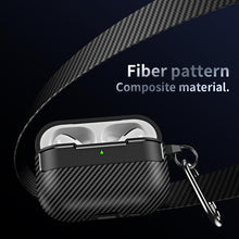 Load image into Gallery viewer, XDcase Carbon Fiber Texture Earbud Case with Hook, For AirPods Pro 3, For AirPods 4
