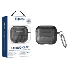 Load image into Gallery viewer, XDcase Carbon Fiber Texture Earbud Case with Hook, For AirPods 5 / 4, For AirPods Pro 3