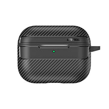 Load image into Gallery viewer, XDcase Carbon Fiber Texture Earbud Case with Hook, For AirPods 5 / 4, For AirPods Pro 3