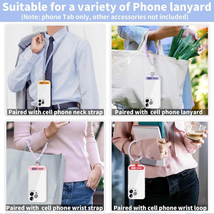 XDcase 5pcs Phone Tether Tab Cellphone Lanyard Patch Connector Part