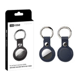 XDcase Vegan Leather Protective Case with Metal Ring, 1PC (Blue), 1PC (Brown), 1PC (Grey), 1PC (Black), 1PC (Red)