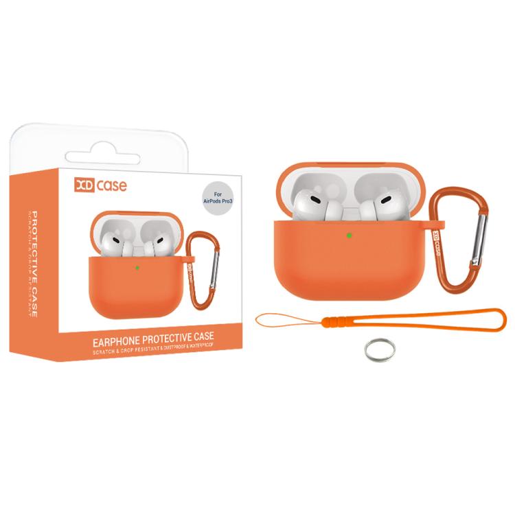 XDcase 2.5mm Thick Silicone Earbud Protective Case with Hook, For AirPods 5 / 4, For AirPods Pro 3, For AirPods Pro 2 / 1