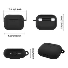 Load image into Gallery viewer, XDcase 2.5mm Thick Silicone Earbud Protective Case with Hook, For AirPods Pro 3, For AirPods 4, For AirPods Pro 2 / 1