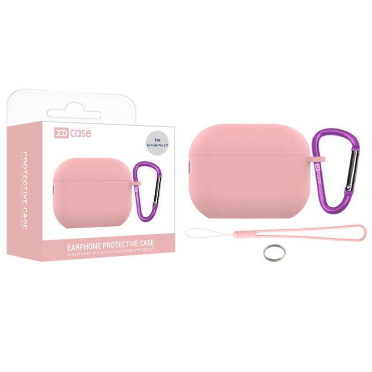 XDcase 2.5mm Thick Silicone Earbud Protective Case with Hook, For AirPods 5 / 4, For AirPods Pro 3, For AirPods Pro 2 / 1