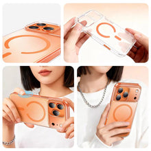 Load image into Gallery viewer, XDcase Frosted Transparent Magnetic Shockproof Phone Case, For iPhone 17 Pro Max, For iPhone 17 Pro, For iPhone 17