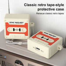 Load image into Gallery viewer, XDcase Retro Cassette Style Silicone Earbuds Case, For AirPods Pro 3, For AirPods 4, For AirPods Pro 2