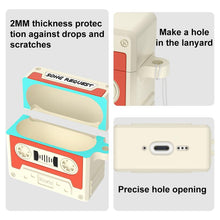 Load image into Gallery viewer, XDcase Retro Cassette Style Silicone Earbuds Case, For AirPods Pro 3, For AirPods 4, For AirPods Pro 2
