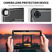 Load image into Gallery viewer, 360 Degree Rotation PC + TPU Protective Case with Holder &amp; Hand Strap, For Samsung Galaxy Tab A7 10.4 (2020)