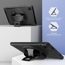 Load image into Gallery viewer, 360 Degree Rotation PC + TPU Protective Case with Holder &amp; Hand Strap, For Samsung Galaxy Tab A7 10.4 (2020)
