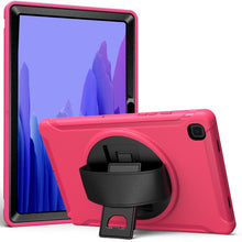 Load image into Gallery viewer, 360 Degree Rotation PC + TPU Protective Case with Holder &amp; Hand Strap, For Samsung Galaxy Tab A7 10.4 (2020)