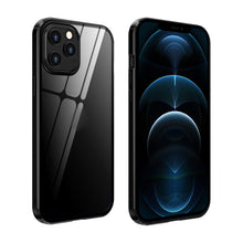 Load image into Gallery viewer, Double Sides Tempered Glass Magnetic Adsorption Metal Frame Anti-peep Screen Case, For iPhone 12 Pro Max, For iPhone 12 / 12 Pro, For iPhone 12 mini