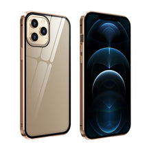 Load image into Gallery viewer, Double Sides Tempered Glass Magnetic Adsorption Metal Frame Anti-peep Screen Case, For iPhone 12 Pro Max, For iPhone 12 / 12 Pro, For iPhone 12 mini