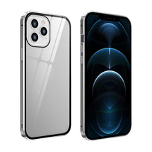 Load image into Gallery viewer, Double Sides Tempered Glass Magnetic Adsorption Metal Frame Anti-peep Screen Case, For iPhone 12 Pro Max, For iPhone 12 / 12 Pro, For iPhone 12 mini