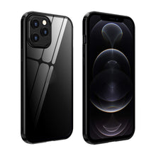 Load image into Gallery viewer, Double Sides Tempered Glass Magnetic Adsorption Metal Frame Anti-peep Screen Case, For iPhone 12 Pro Max, For iPhone 12 / 12 Pro, For iPhone 12 mini