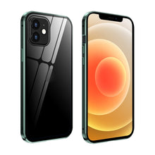 Load image into Gallery viewer, Double Sides Tempered Glass Magnetic Adsorption Metal Frame Anti-peep Screen Case, For iPhone 12 Pro Max, For iPhone 12 / 12 Pro, For iPhone 12 mini