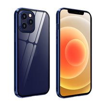 Load image into Gallery viewer, Double Sides Tempered Glass Magnetic Adsorption Metal Frame Anti-peep Screen Case, For iPhone 12 Pro Max, For iPhone 12 / 12 Pro, For iPhone 12 mini