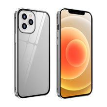 Load image into Gallery viewer, Double Sides Tempered Glass Magnetic Adsorption Metal Frame Anti-peep Screen Case, For iPhone 12 Pro Max, For iPhone 12 / 12 Pro, For iPhone 12 mini