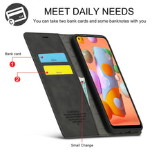 Load image into Gallery viewer, LC.IMEEK Strong Magnetism Ultra-thin Horizontal Flip Shockproof Matte TPU + PU Leather Case with Holder &amp; Card Slots &amp; Wallet, For Samsung Galaxy A11 / M11, For Samsung Galaxy A21s, For Samsung Galaxy A51 / M40s, For Samsung Galaxy A71 / M70s          ...