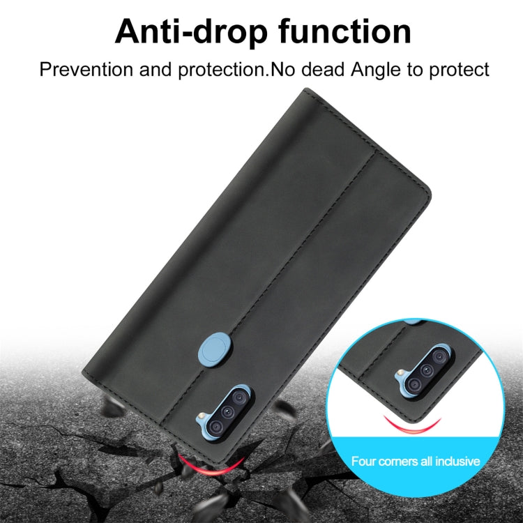 LC.IMEEK Strong Magnetism Ultra-thin Horizontal Flip Shockproof Matte TPU + PU Leather Case with Holder & Card Slots & Wallet, For Samsung Galaxy A11 / M11, For Samsung Galaxy A21s, For Samsung Galaxy A51 / M40s, For Samsung Galaxy A71 / M70s          ...