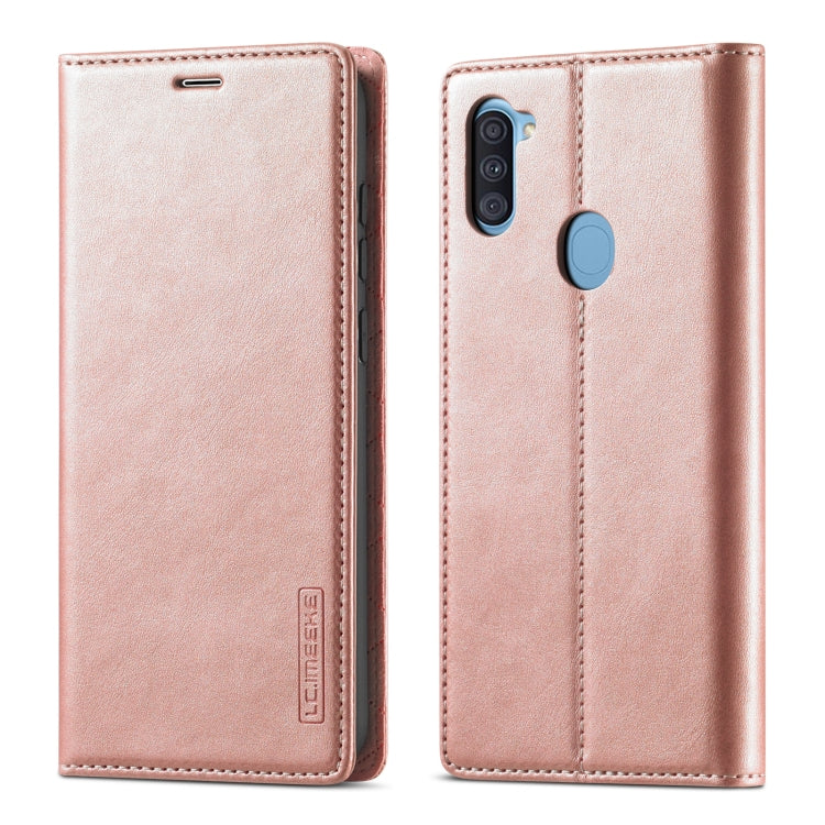 LC.IMEEK Strong Magnetism Ultra-thin Horizontal Flip Shockproof Matte TPU + PU Leather Case with Holder & Card Slots & Wallet, For Samsung Galaxy A11 / M11, For Samsung Galaxy A21s, For Samsung Galaxy A51 / M40s, For Samsung Galaxy A71 / M70s          ...