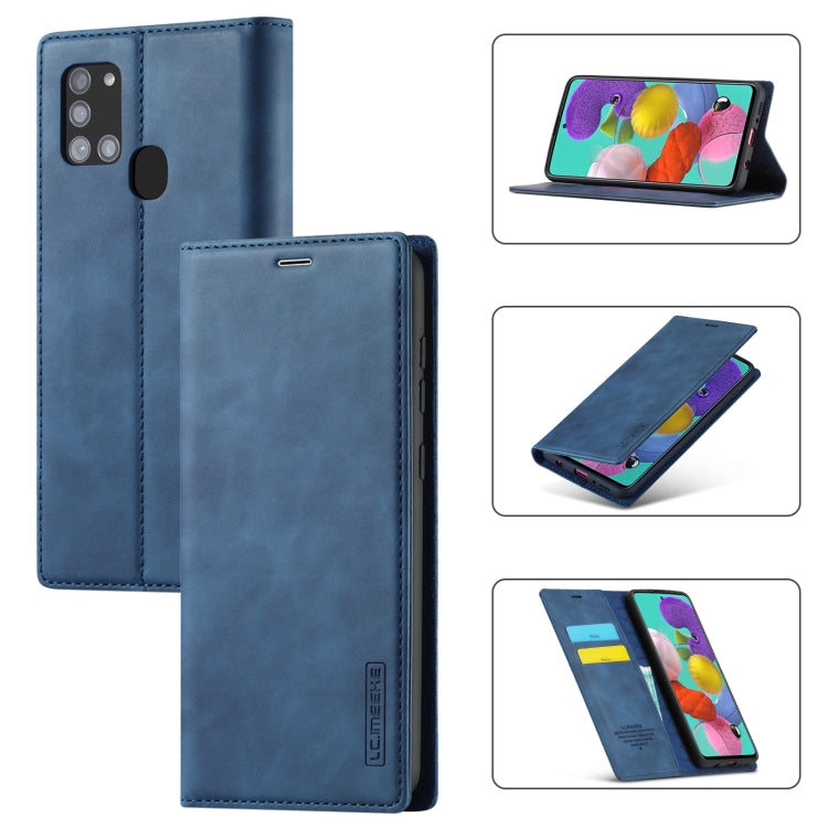 LC.IMEEK Strong Magnetism Ultra-thin Horizontal Flip Shockproof Matte TPU + PU Leather Case with Holder & Card Slots & Wallet, For Samsung Galaxy A11 / M11, For Samsung Galaxy A21s, For Samsung Galaxy A51 / M40s, For Samsung Galaxy A71 / M70s          ...