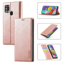 Load image into Gallery viewer, LC.IMEEK Strong Magnetism Ultra-thin Horizontal Flip Shockproof Matte TPU + PU Leather Case with Holder &amp; Card Slots &amp; Wallet, For Samsung Galaxy A11 / M11, For Samsung Galaxy A21s, For Samsung Galaxy A51 / M40s, For Samsung Galaxy A71 / M70s          ...