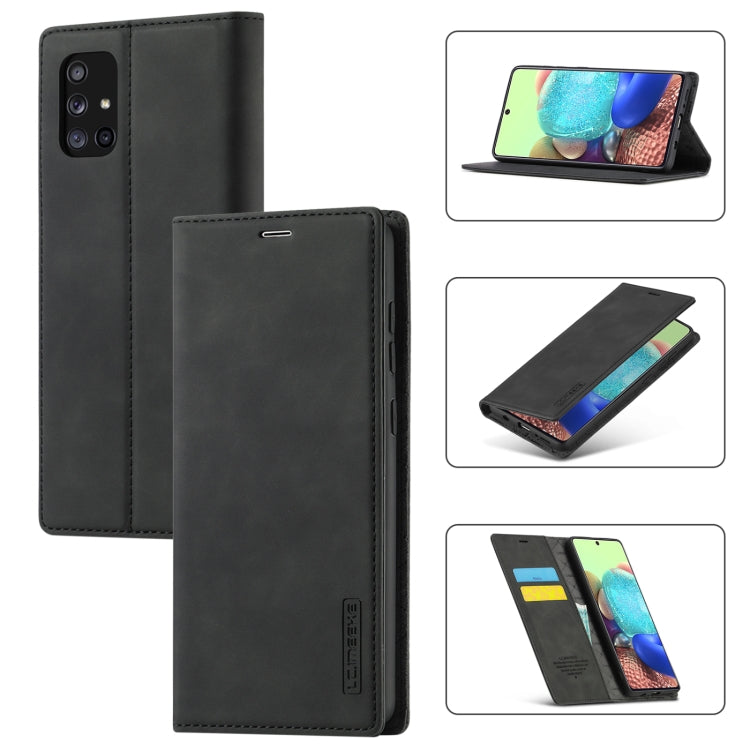 LC.IMEEK Strong Magnetism Ultra-thin Horizontal Flip Shockproof Matte TPU + PU Leather Case with Holder & Card Slots & Wallet, For Samsung Galaxy A11 / M11, For Samsung Galaxy A21s, For Samsung Galaxy A51 / M40s, For Samsung Galaxy A71 / M70s          ...
