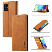 Load image into Gallery viewer, LC.IMEEK Strong Magnetism Ultra-thin Horizontal Flip Shockproof Matte TPU + PU Leather Case with Holder &amp; Card Slots &amp; Wallet, For Samsung Galaxy A11 / M11, For Samsung Galaxy A21s, For Samsung Galaxy A51 / M40s, For Samsung Galaxy A71 / M70s          ...