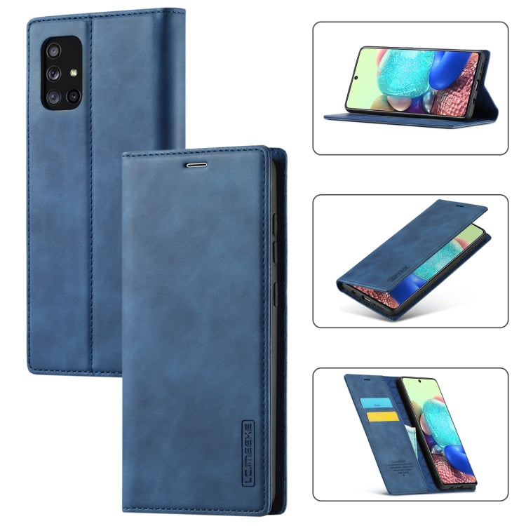 LC.IMEEK Strong Magnetism Ultra-thin Horizontal Flip Shockproof Matte TPU + PU Leather Case with Holder & Card Slots & Wallet, For Samsung Galaxy A11 / M11, For Samsung Galaxy A21s, For Samsung Galaxy A51 / M40s, For Samsung Galaxy A71 / M70s          ...