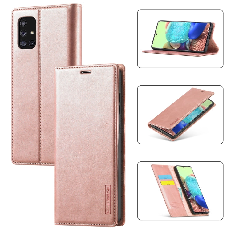 LC.IMEEK Strong Magnetism Ultra-thin Horizontal Flip Shockproof Matte TPU + PU Leather Case with Holder & Card Slots & Wallet, For Samsung Galaxy A11 / M11, For Samsung Galaxy A21s, For Samsung Galaxy A51 / M40s, For Samsung Galaxy A71 / M70s          ...