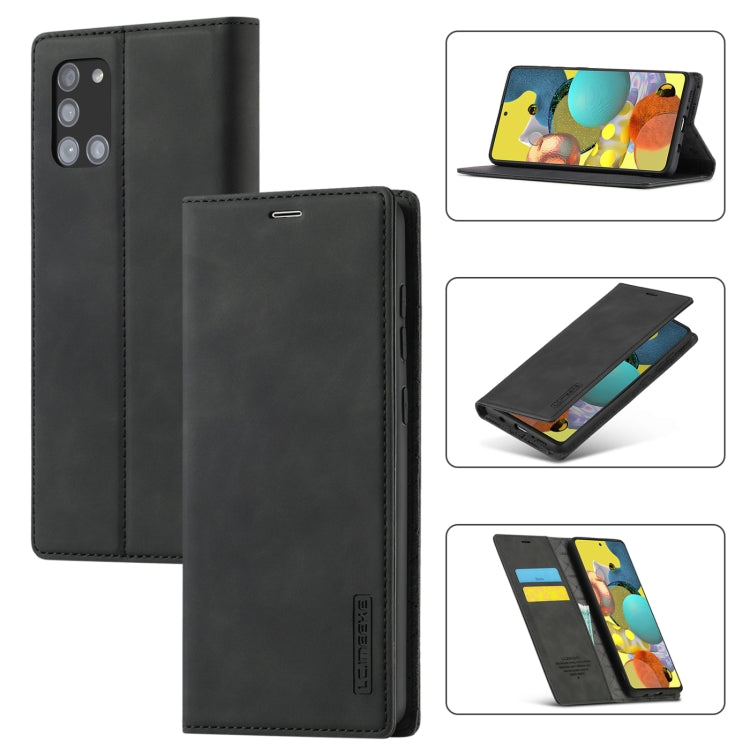LC.IMEEK Strong Magnetism Ultra-thin Horizontal Flip Shockproof Matte TPU + PU Leather Case with Holder & Card Slots & Wallet, For Samsung Galaxy A11 / M11, For Samsung Galaxy A21s, For Samsung Galaxy A51 / M40s, For Samsung Galaxy A71 / M70s          ...