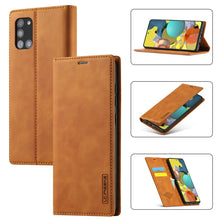 Load image into Gallery viewer, LC.IMEEK Strong Magnetism Ultra-thin Horizontal Flip Shockproof Matte TPU + PU Leather Case with Holder &amp; Card Slots &amp; Wallet, For Samsung Galaxy A11 / M11, For Samsung Galaxy A21s, For Samsung Galaxy A51 / M40s, For Samsung Galaxy A71 / M70s          ...