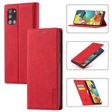 Load image into Gallery viewer, LC.IMEEK Strong Magnetism Ultra-thin Horizontal Flip Shockproof Matte TPU + PU Leather Case with Holder &amp; Card Slots &amp; Wallet, For Samsung Galaxy A11 / M11, For Samsung Galaxy A21s, For Samsung Galaxy A51 / M40s, For Samsung Galaxy A71 / M70s          ...