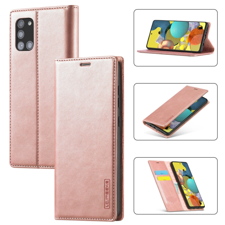 LC.IMEEK Strong Magnetism Ultra-thin Horizontal Flip Shockproof Matte TPU + PU Leather Case with Holder & Card Slots & Wallet, For Samsung Galaxy A11 / M11, For Samsung Galaxy A21s, For Samsung Galaxy A51 / M40s, For Samsung Galaxy A71 / M70s          ...