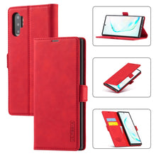 Load image into Gallery viewer, LC.IMEEK Strong Magnetism Ultra-thin Horizontal Flip Shockproof Matte TPU + PU Leather Case with Holder &amp; Card Slots &amp; Wallet, For Samsung Galaxy A11 / M11, For Samsung Galaxy A21s, For Samsung Galaxy A51 / M40s, For Samsung Galaxy A71 / M70s          ...