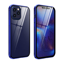 Load image into Gallery viewer, Double Sides Tempered Glass Magnetic Adsorption Metal Frame HD Screen Case, For iPhone 12 Pro Max, For iPhone 12 / 12 Pro, For iPhone 12 mini
