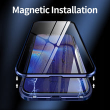 Load image into Gallery viewer, Double Sides Tempered Glass Magnetic Adsorption Metal Frame HD Screen Case, For iPhone 12 Pro Max, For iPhone 12 / 12 Pro, For iPhone 12 mini