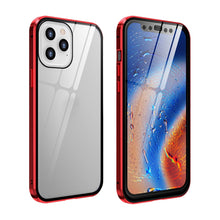 Load image into Gallery viewer, Double Sides Tempered Glass Magnetic Adsorption Metal Frame HD Screen Case, For iPhone 12 Pro Max, For iPhone 12 / 12 Pro, For iPhone 12 mini