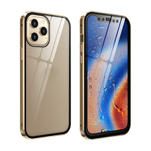 Load image into Gallery viewer, Double Sides Tempered Glass Magnetic Adsorption Metal Frame HD Screen Case, For iPhone 12 Pro Max, For iPhone 12 / 12 Pro, For iPhone 12 mini