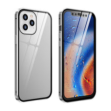 Load image into Gallery viewer, Double Sides Tempered Glass Magnetic Adsorption Metal Frame HD Screen Case, For iPhone 12 Pro Max, For iPhone 12 / 12 Pro, For iPhone 12 mini
