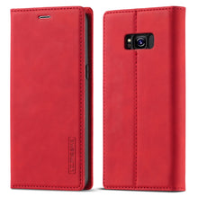Load image into Gallery viewer, LC.IMEEKE Strong Magnetism Ultra-thin Horizontal Flip Shockproof Matte TPU + PU Leather Case with Holder &amp; Card Slots &amp; Wallet, For Samsung Galaxy S20, For Samsung Galaxy S20+, For Samsung Galaxy S20 Ultra, For Samsung Galaxy S20 FE, For Samsung Galaxy...