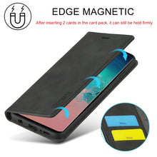 Load image into Gallery viewer, LC.IMEEKE Strong Magnetism Ultra-thin Horizontal Flip Shockproof Matte TPU + PU Leather Case with Holder &amp; Card Slots &amp; Wallet, For Samsung Galaxy S10+