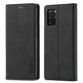 LC.IMEEKE Strong Magnetism Ultra-thin Horizontal Flip Shockproof Matte TPU + PU Leather Case with Holder & Card Slots & Wallet, For Samsung Galaxy S20, For Samsung Galaxy S20+, For Samsung Galaxy S20 Ultra, For Samsung Galaxy S20 FE, For Samsung Galaxy...